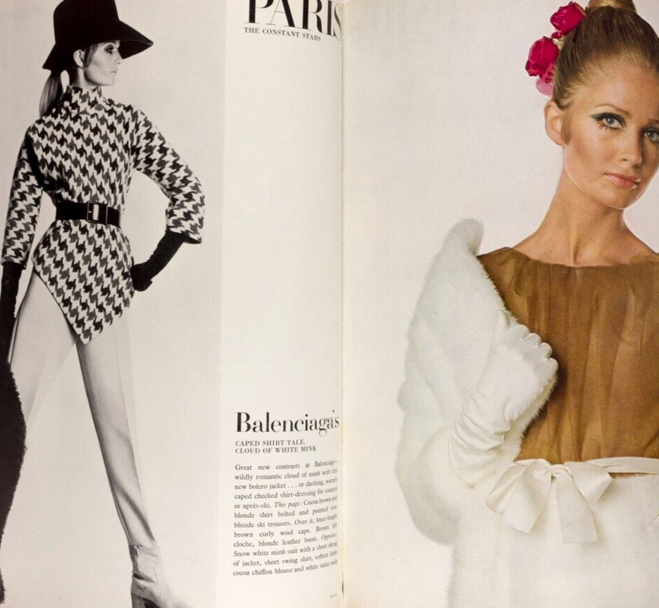 TWIGGY Veruschka ELIZABETH TAYLOR October 1967 Vogue magazine IRAN Australia BB