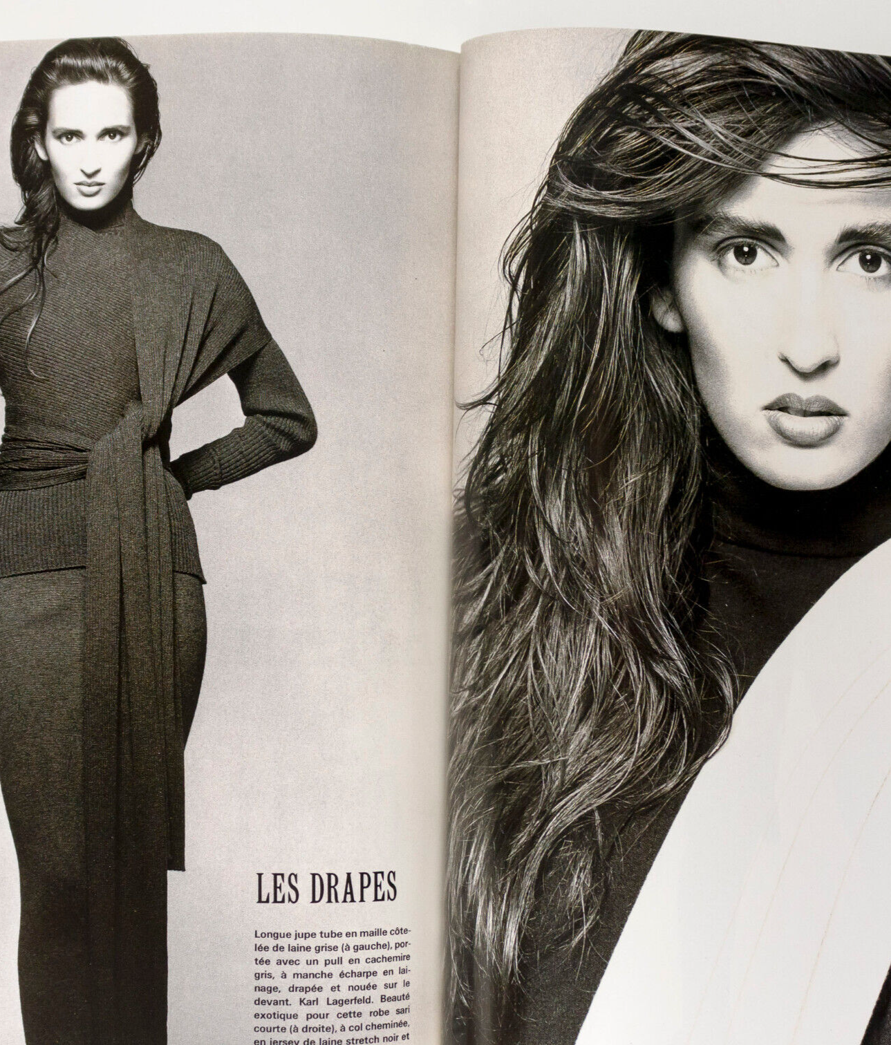 Naomi Campbell LINDA EVANGELISTA Cindy Crawford PARIS VOGUE August 1988 Streep