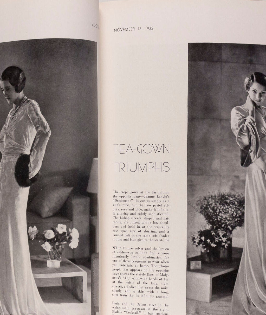 BENITO Art Deco LEE MILLER Vogue magazine 1932 Nov CECIL BEATON Ruth Grafstrom