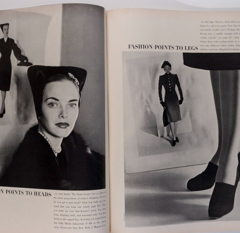 Susann Shaw DUKE ELLINGTON Clark Gable VOGUE November 1943 Maternity DALI Jazz