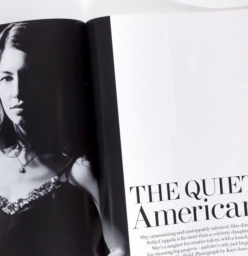 OLIVIA WILLIAMS Sofia Coppola AMY WINEHOUSE Natalia Vodianova ~ Harpers magazine
