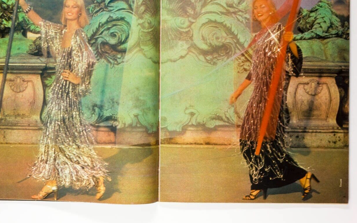 OLIVIERO TOSCANI Elle magazine FRANCE Sep 1975 Courreges DEPARDIEU Knapp PICASSO