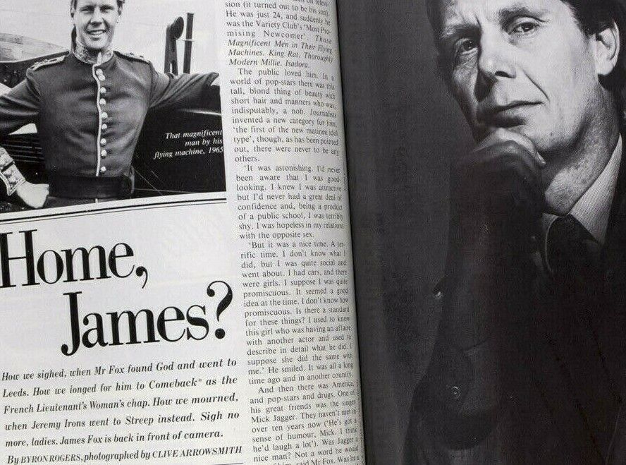 Jane Seymour CHRISTINE KEELER Lauren Hutton SADE James Fox CDG ~ TATLER MAGAZINE