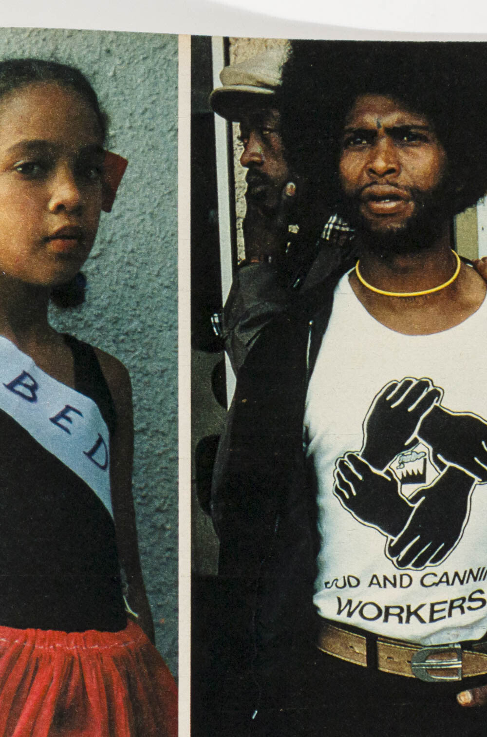 APRIL ASHLEY Chris Steele-Perkins SOUTH AFRICA Tom Conti OBSERVER magazine 1982