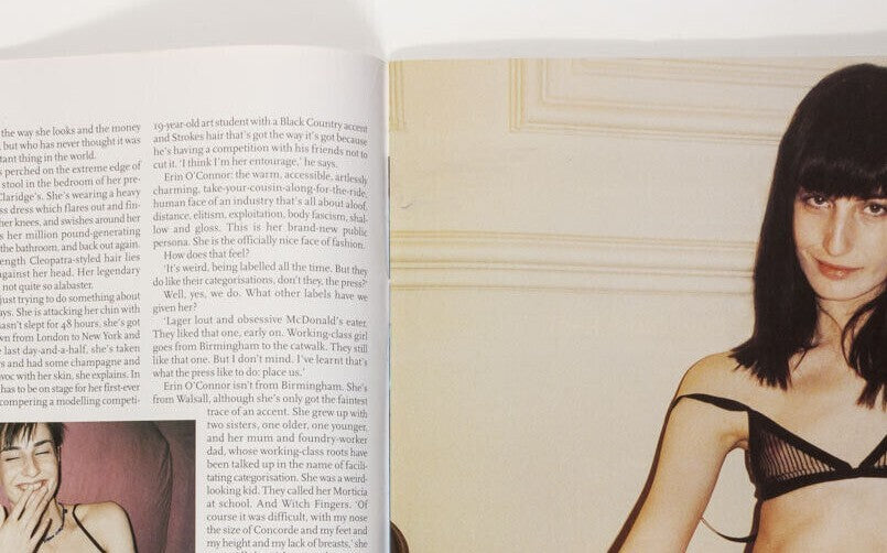 Erin O'Connor JUERGEN TELLER Brian Dowling ROBERT CAPA D-Day OBSERVER magazine