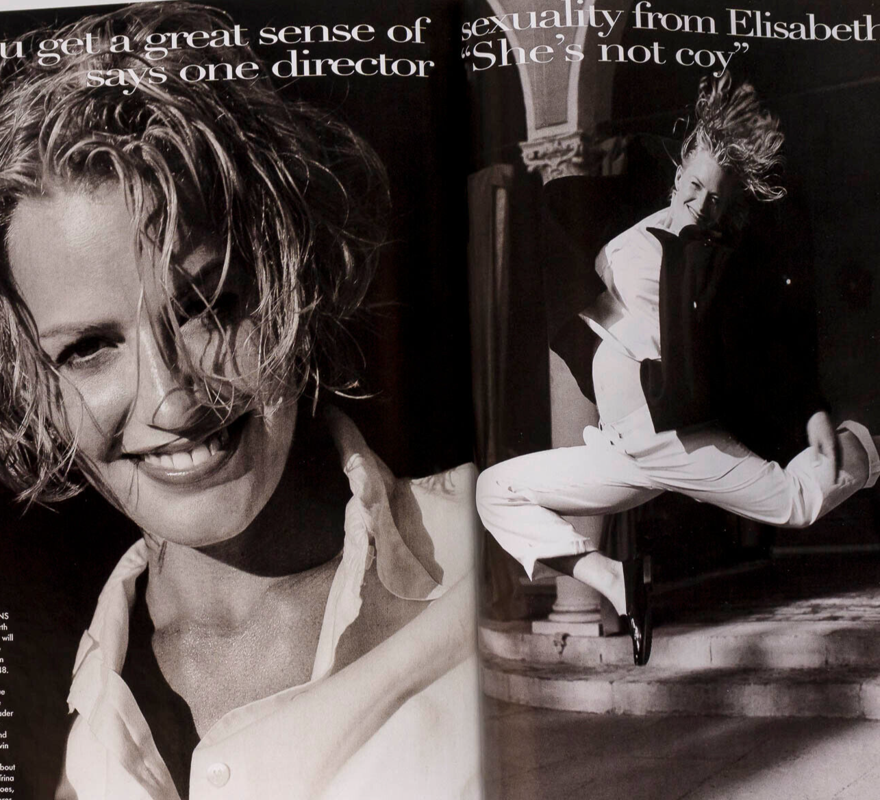 LINDA EVANGELISTA Bruce Weber CAROLYN MURPHY Vogue September 1997 Alek Wek JPG