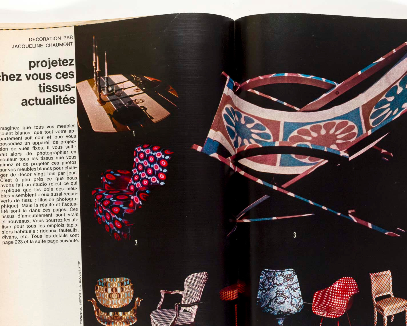 Nicole de Lamarge BLUE WAVE Duffy  FRENCH ELLE magazine May 1966 Juliette Greco