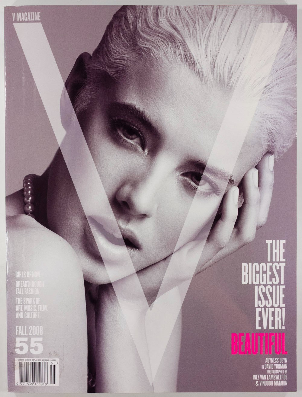 AGYNESS DEYN Abbey Lee ANJA RUBIK Daria Werbowy CAROLINE WINBERG V Fall 2008 55