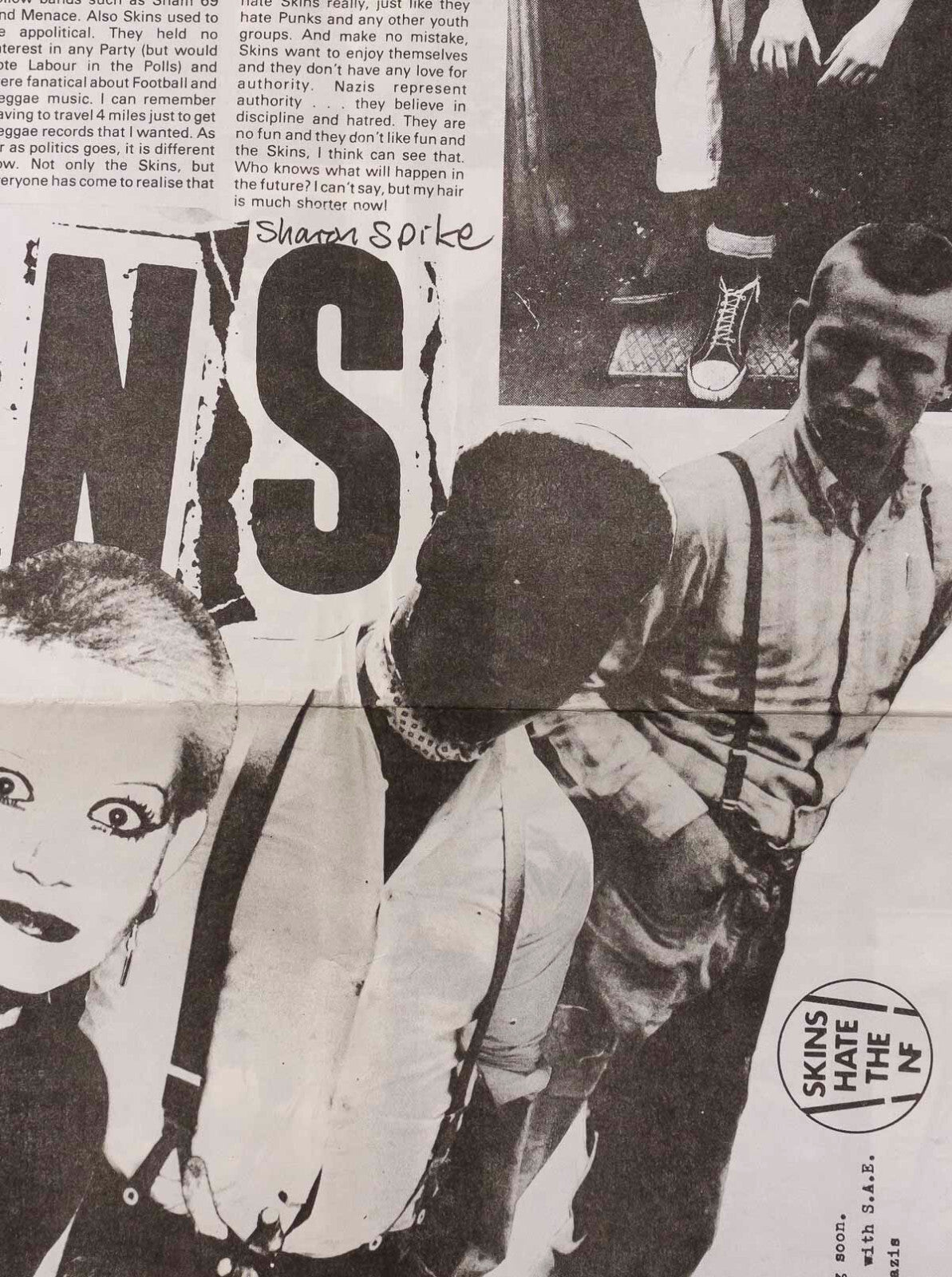 Syd Shelton SKINHEAD Adam Ant TEMPORARY HOARDING magazine PETER TOSH Sham 69 RAR