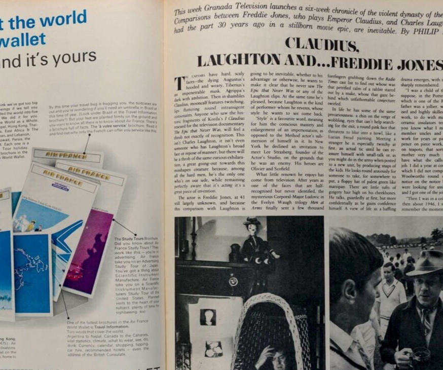 Veruschka JAGUAR XJ6 Jack Webber TELEGRAPH magazine September 1968 Mediums AVON