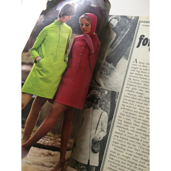 Mary Quant CHRISTOPHER PLUMMER Coat-dress PETTICOAT magazine May 1967