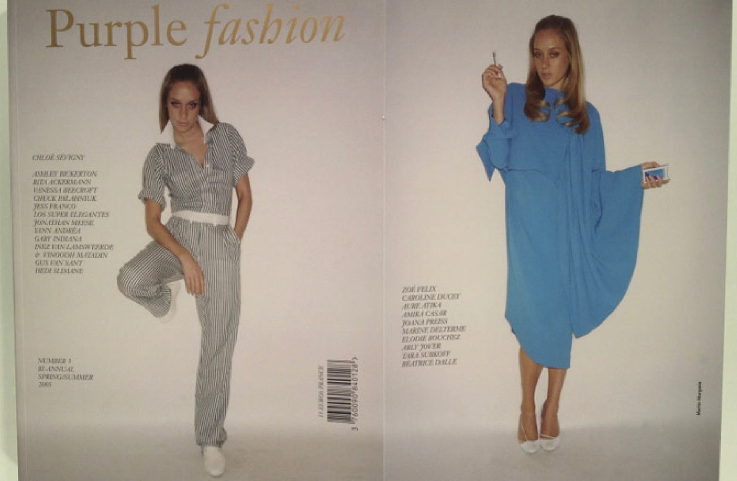 CHLOE SEVIGNY Beatice Dalle HELMUT LANG Purple Fashion Magazine 3 2005