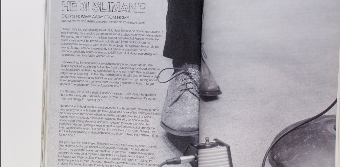 Hedi Slimane GEMMA WARD Chloe Sevigny VINCENT GALLO Pulp magazine 2004