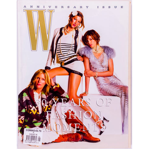Gisele Bundchen Cindy Crawford Kate Hudson 30 Years W Magazine August 2002