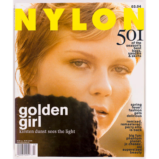 KIRSTEN DUNST Perry Ellis PHANTOM PLANET NYLON magazine March 2004
