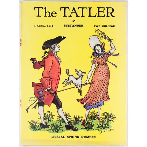 Dancing Lamb Spring Bonnet  Number The Tatler Magazine 4th April 1951