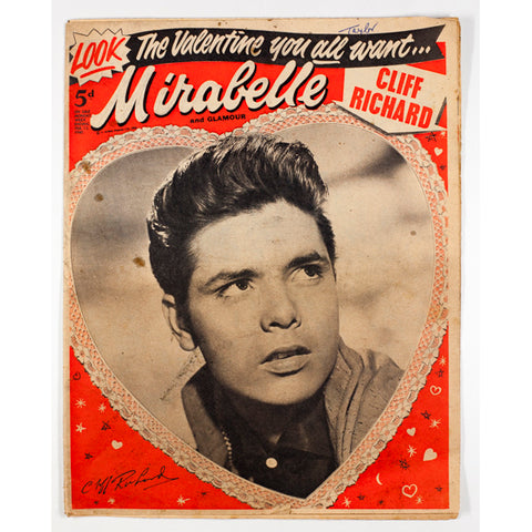 Cliff Richard Mirabelle teen Magazine Valentine 1960