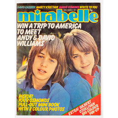 Andy and David Williams Gilbert O'Sullivan Mirabelle magazine March 1973