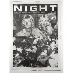 Rod Stewart STUDIO 54 Anton Perich's NIGHT magazine ISSUE 1 1978 Vol 1