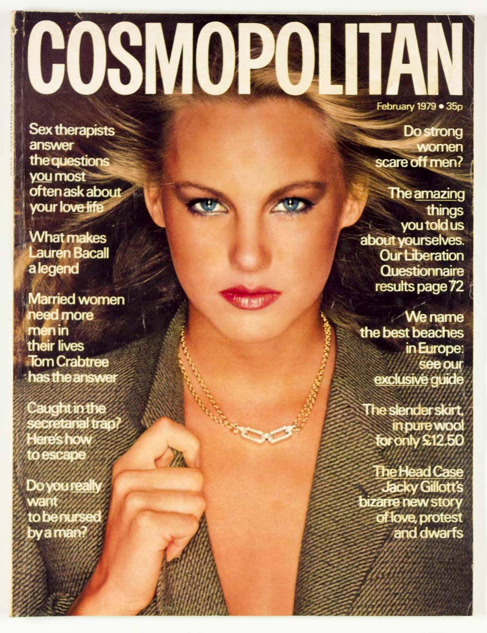 LISA RYALL Lauren Bacall KAREN HOWARD ~ vtg COSMOPOLITAN February 1979