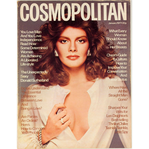 Rene Russo Donald Sutherland Cosmopolitan Magazine January 1977
