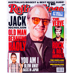 Jack Nicholson You Am I Jeff Buckley Rolling Stone magazine June 1998