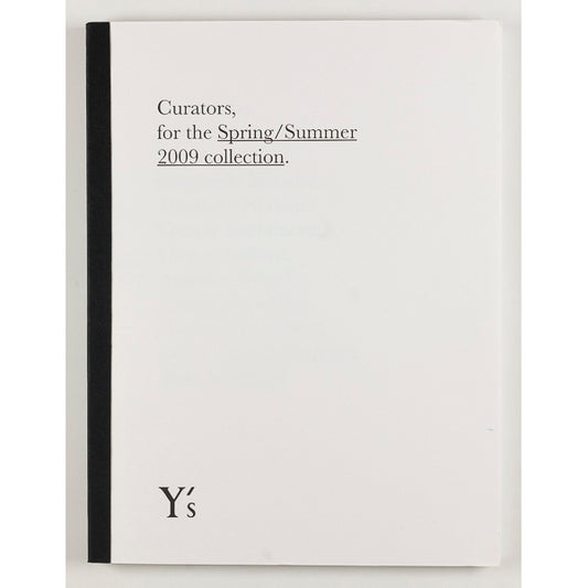 YOHJI YAMAMOTO Y's  Curators MILO KELLER Lookbook Spring Summer 2009