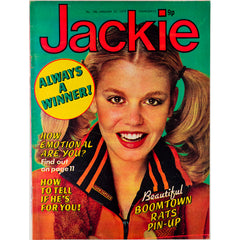 Beautiful Boomtown rats Pin-up Jackie Magazine 27th January 1979
