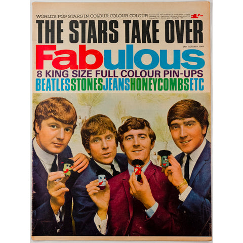 The Beatles The Rolling Stones Fabulous magazine 24th October 1964