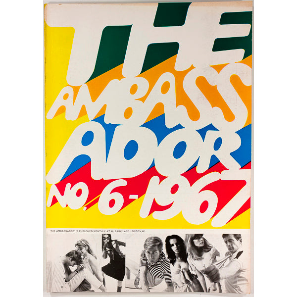 The Ambassador magazine 1967 No. 6 Vintage Fashion Illustration