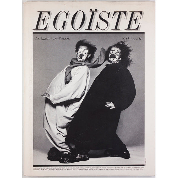 Sharon Stone CIRQUE DU SOLEIL Richard Avedon Egoiste # 13 Vol.2 1996