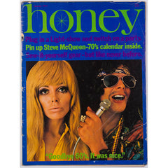 Honey Magazine UK January 1970 - Hans Feurer  Steve McQueen Nose Job