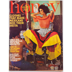 Mexican COWBOY fashion JAMES CAAN Zapata VTG Honey magazine July 1973