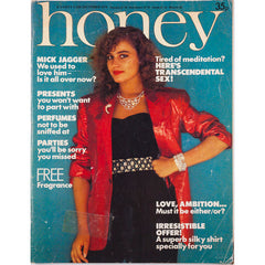 Honey Magazine December 1978 Mick Jagger Antony Price Chilham Castle
