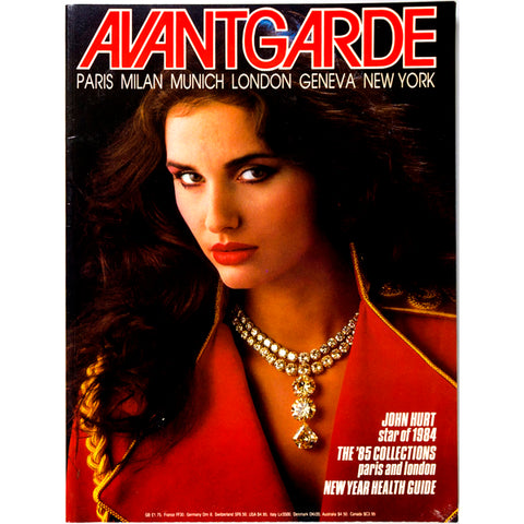 John Hurt Valerine Perrine Paris Collections Avantgarde magazine Winter 1984