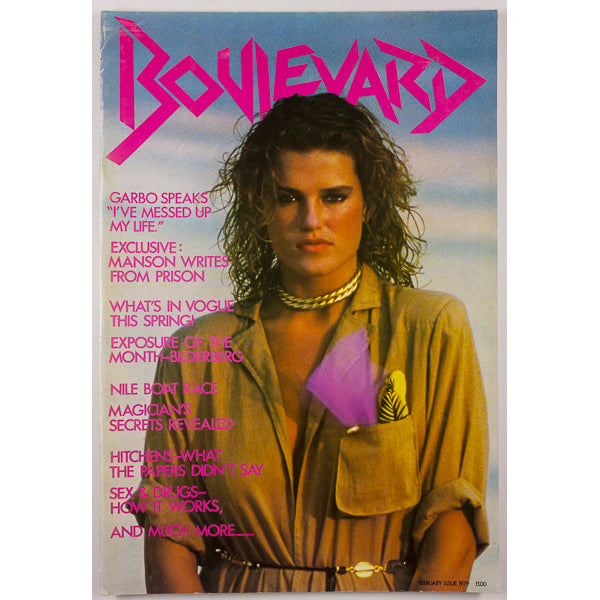 CHARLES MANSON Wasp GRETA GARBO Boulevard Magazine No 4 1979
