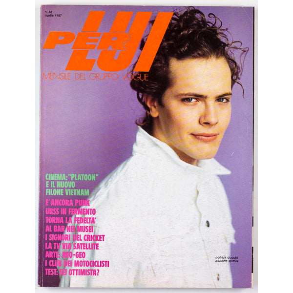 Johnny Depp BRUCE WEBER Kevin Dillon WILLEM DAFOE Koto Bolofo PER LUI