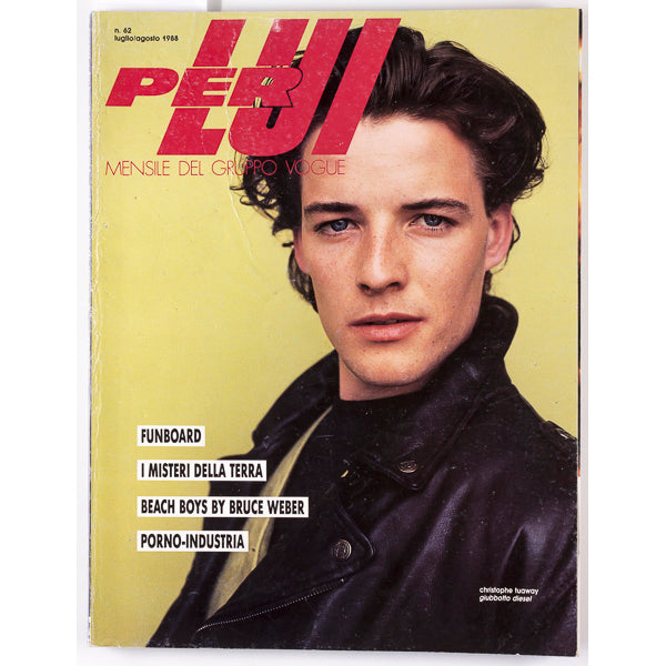 BRUCE WEBER Beach Boys PALM BEACH Richard Giglio PER LUI magzine 1988