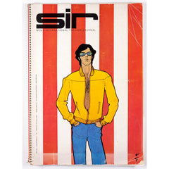 Sir magazine RENE GRUAU Men's International Fashion Journal 1972 No. 4