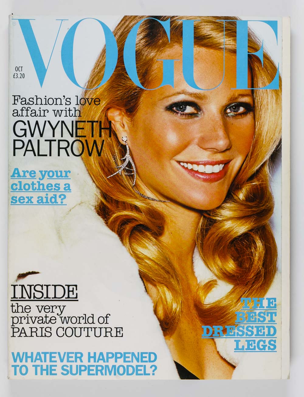 GWYNETH PALTROW Natalia Vodianova ALEXANDER McQUEEN Vogue October 2002
