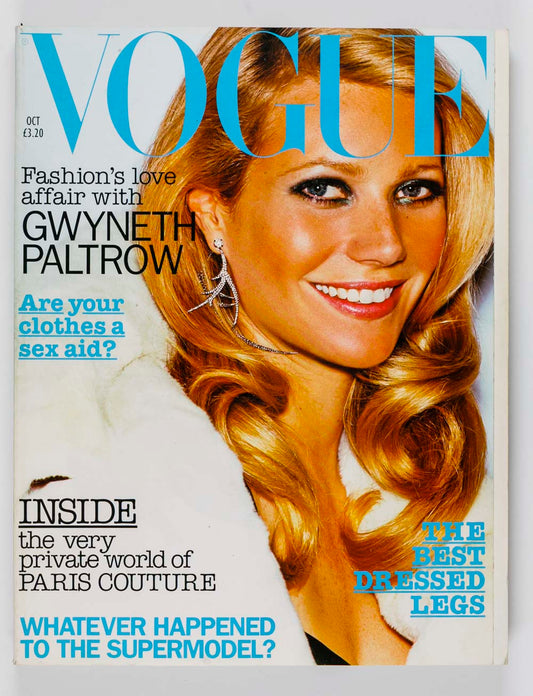 GWYNETH PALTROW Natalia Vodianova ALEXANDER McQUEEN Vogue October 2002