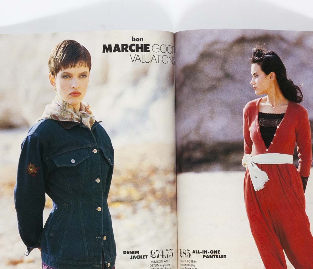 Prince HANS FEURER John Galliano CDG Elle magazine 1988 July
