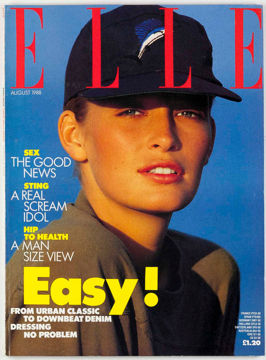 Estelle Lefebure VIVIENNE WESTWOOD Sting DENNIS HOPPER Sean Penn ~ Elle magazine
