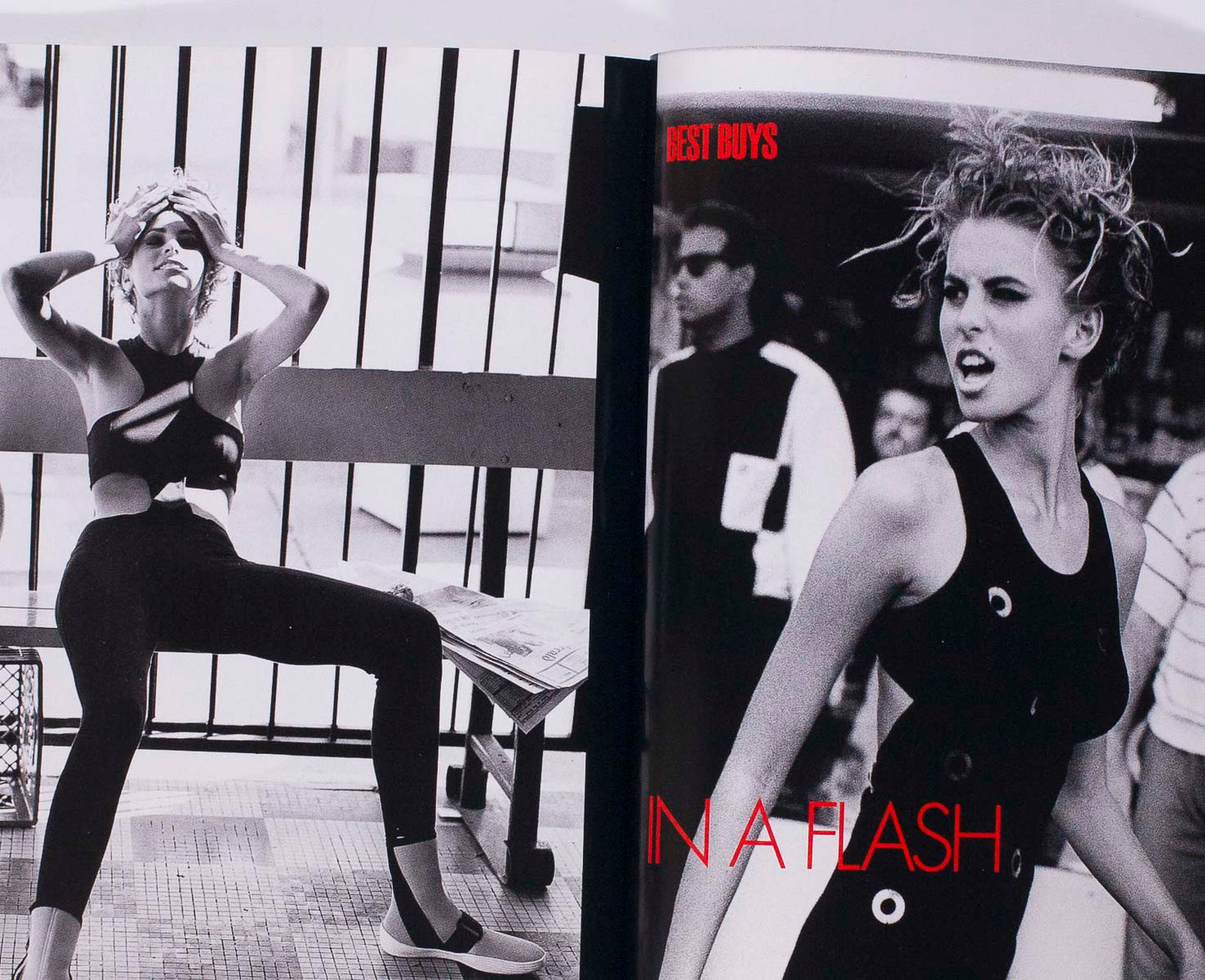 Niki Taylor NAOMI CAMPBELL Keith Haring Elle magazine UK May 1990