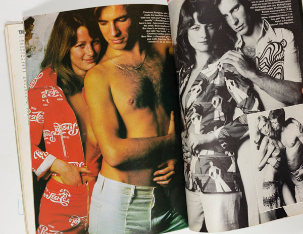 Vivian Neves Charlotte Rampling Paulene Stone Sarah Miles Terry o"Neill / Cosmopolitan magazine April 1972