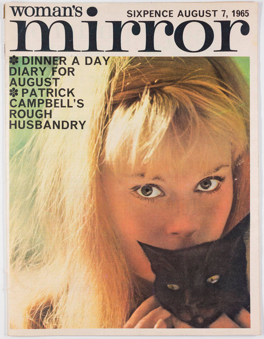 Elke Sommer BARBARA HULANICKI Michael Cooper WOMAN'S MIRROR August 1965