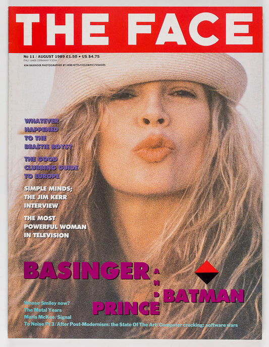 KIM BASINGER Batman PRINCE Jim Kerr BEASTIE BOYS THE FACE August 1989
