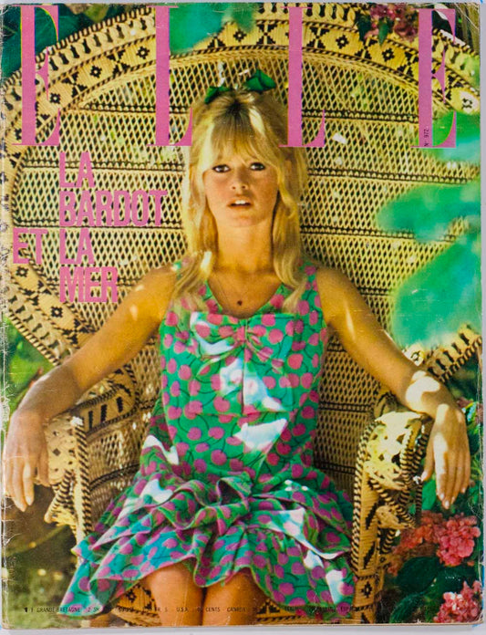 Brigitte Bardot JEAN MARAIS Jim Clark ZIZI JEANMAIRE vtg F1 French Elle magazine