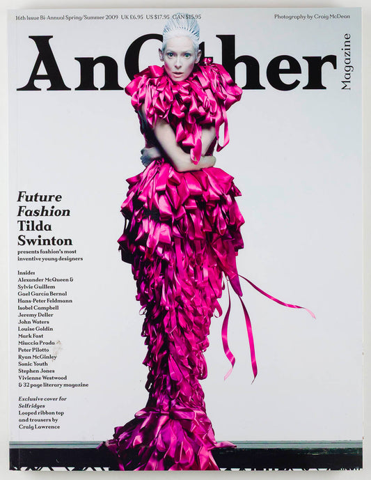 TILDA SWINTON Craig McDean ALEXANDER McQUEEN AnOther Magazine SS 2009