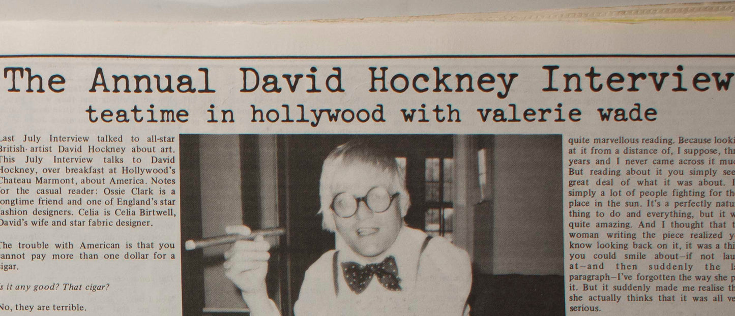 NAOMI SIMS Stevie Wonder Malcolm McDowell Interview magazine July 1973